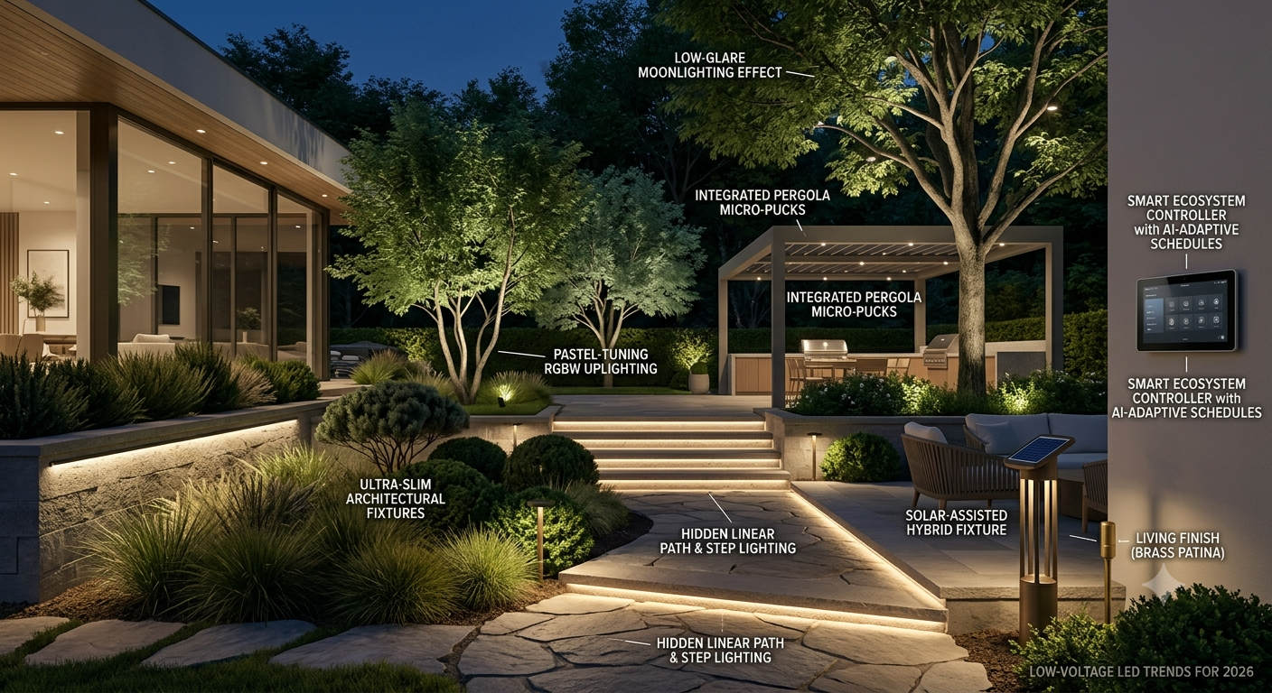 Lighting Your Landscape and Low-Voltage LED Trends for 2026
