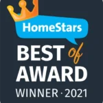 Official HomeStars brand logo for Canadian home improvement and service reviews